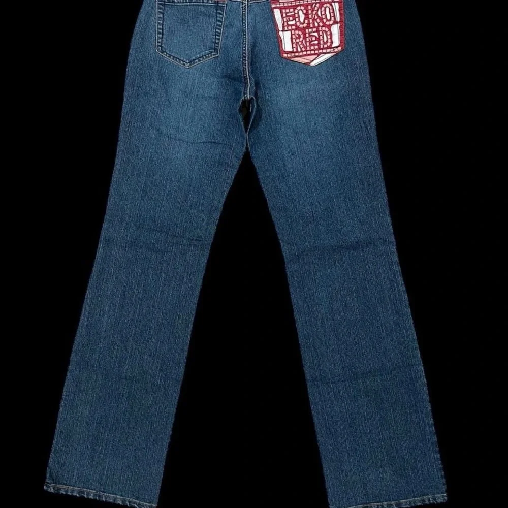 Echo Denim Jeans with Red Patch